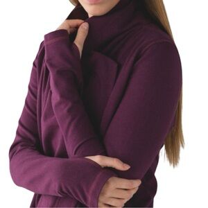 Lululemon Restore Wrap Heathered Red Grape Size 6